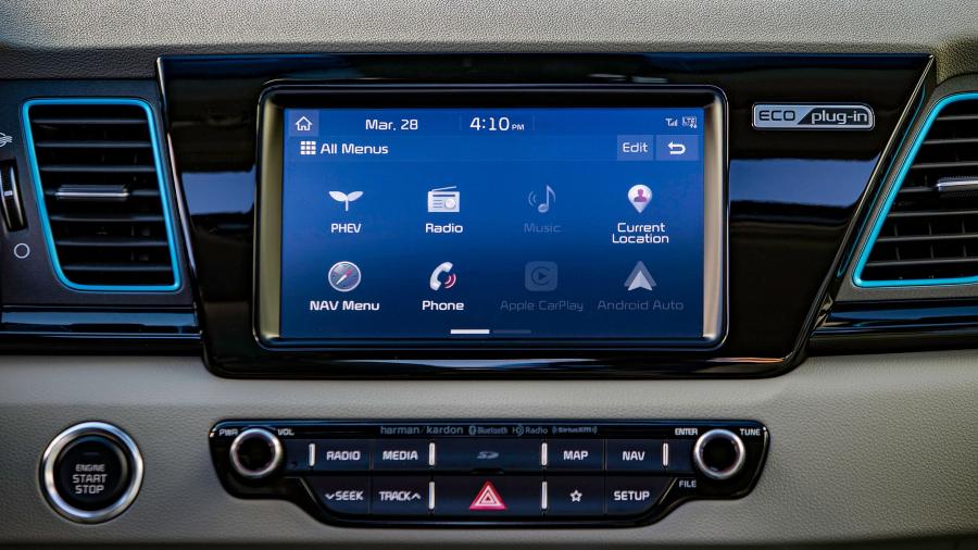 Детали интерьера Kia Niro Plug-In Hybrid (DE) 2018 года  (NA) (фото 36 из 47)